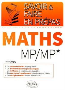 Savoir & Faire en Prépas Maths MP/MP* von Thierry Legay | Buch | Zustand gut