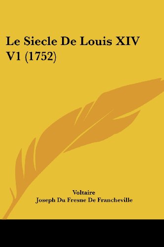 Die Buchhandlung in Oelde hat das Buch Le Siecle De Louis XIV V1 (1752)