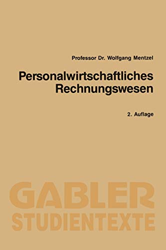 Personalwirtschaftliches Rechnungswesen (Gabler-Studientexte)