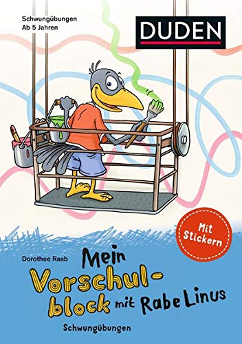 Mein Lern- und Spaßblock mit Rabe Linus   Mein Vorschulblock mit Rabe Linus (1) - Dorothee Raab Kartoniert (TB)