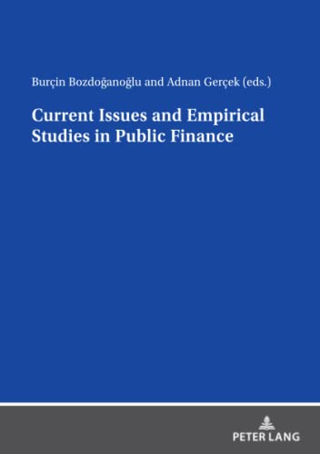Current Issues and Empirical Studies in Public Finance