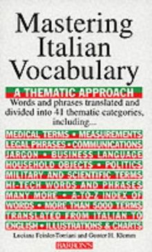 Mastering Italian Vocabulary: A Thematic Approach (Mastering Vocabulary)