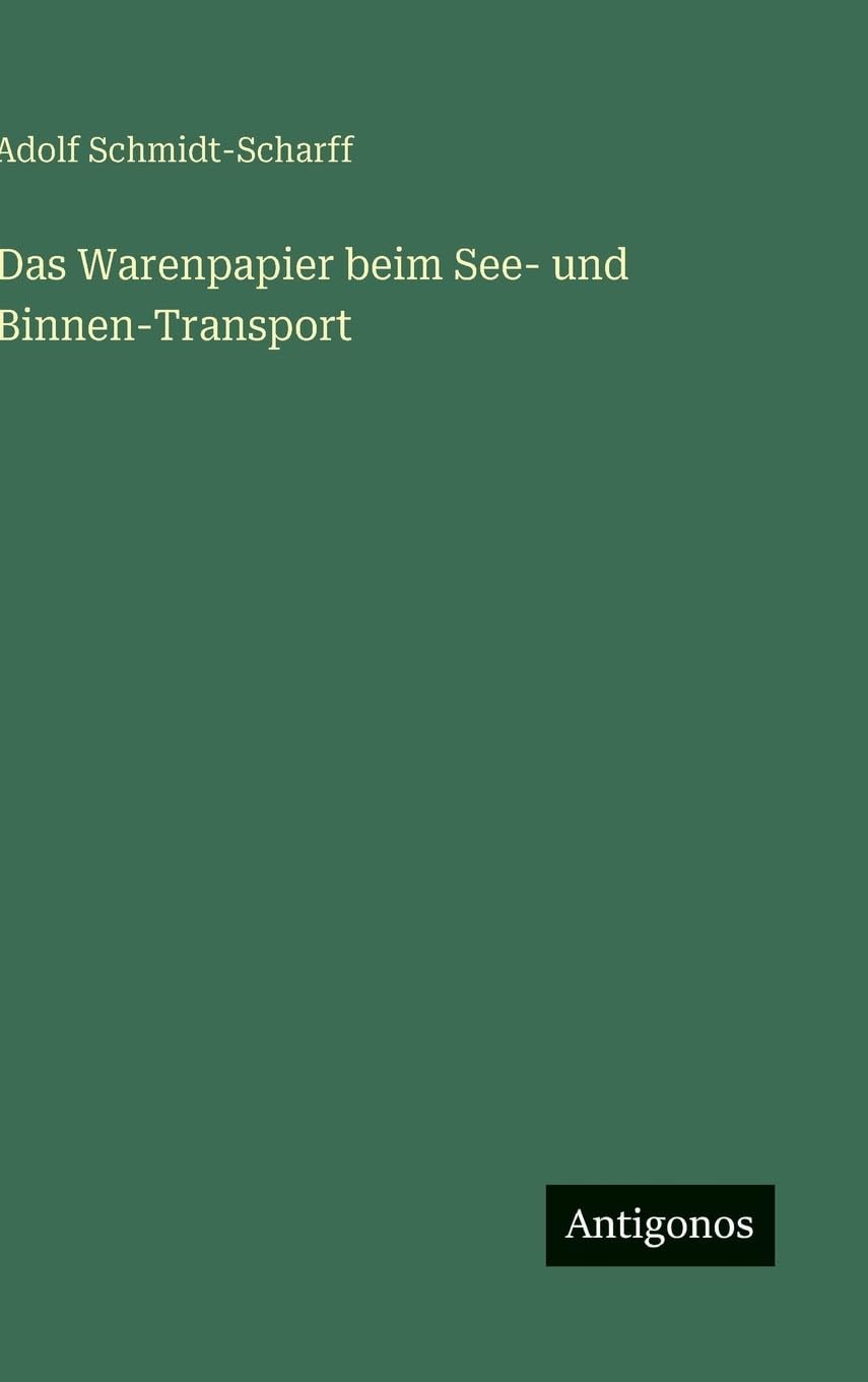 Das Warenpapier beim See- und Binnen-Transport