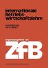 Internationale Betriebswirtschaftslehre (Zeitschrift für Betriebswirtschaft) (German Edition) (Zeitschrift für Betriebswirtschaft, 1/81, Band 1)