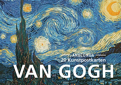 Postkarten-Set Vincent van Gogh: 20 Kunstpostkarten aus hochwertigem Karton. ca. € 0,25 pro Karte
