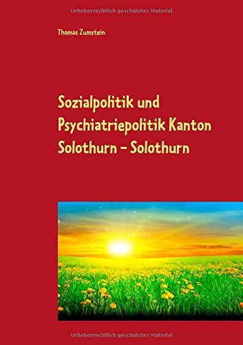 Sozialpolitik und Psychiatriepolitik Kanton Solothurn - Solothurn: Sicht eines Betroffenen - Journalist Thomas Zumstein