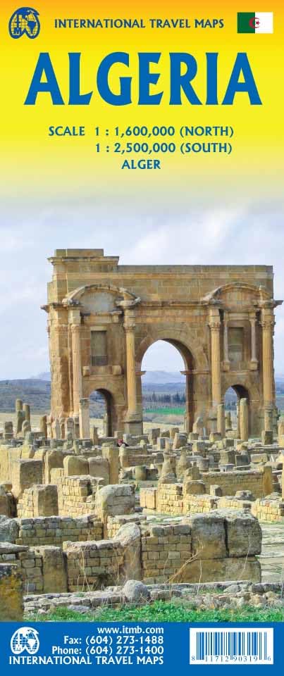 Algeria: ITM Intern.Travel Maps 1:2000000