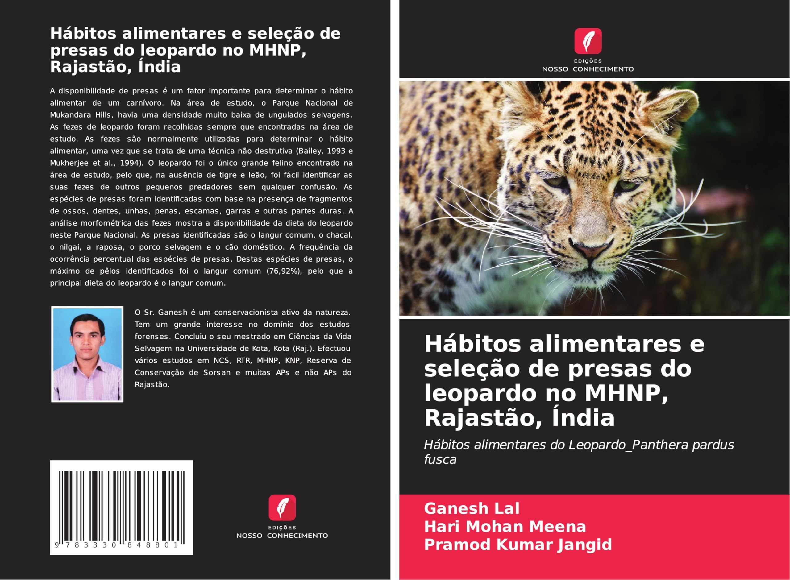 Hábitos alimentares e seleção de presas do leopardo no MHNP, Rajastão, Índia: Hábitos alimentares do Leopardo_Panthera pardus fusca