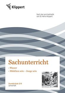 Wasser | Mädchen sein, Junge sein: Grundschule 3-4. Lehrerheft (3. und 4. Klasse) (Klippert Grundschule)