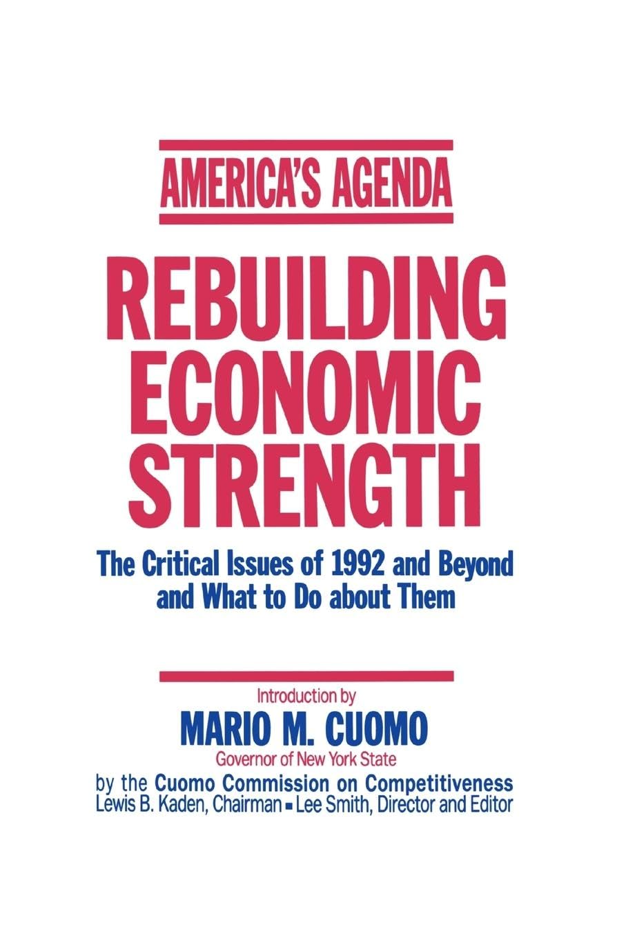America's Agenda: Rebuilding Economic Strength