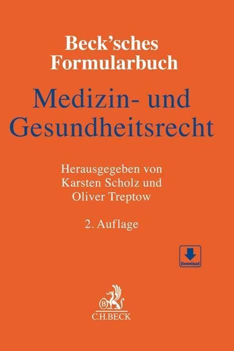 Becksches Formularbuch Medizin- und Gesundheitsrecht Leinen