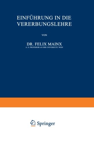 Einführung in die Vererbungslehre