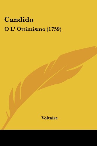 Die Buchhandlung in Oelde hat das Buch Candido: O L' Ottimismo (1759)