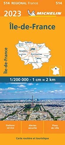 ILE DE FRANCE 10514 2023 (Regionale kaarten Michelin)