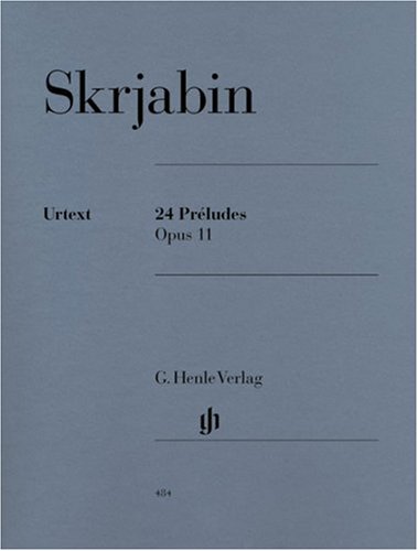 Alexander Scriabin 24 Préludes Op. 11. Klavier