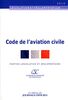 Code de l'aviation civile : parties législatives et réglementaires
