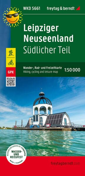Leipziger Neuseenland - Südlicher Teil, Wander-, Rad- und Freizeitkarte 1:50.000, freytag & berndt, WKD 5661: Mit touristischen Infos, GPX Tracks, ... (freytag & berndt Wander-Rad-Freizeitkarten)