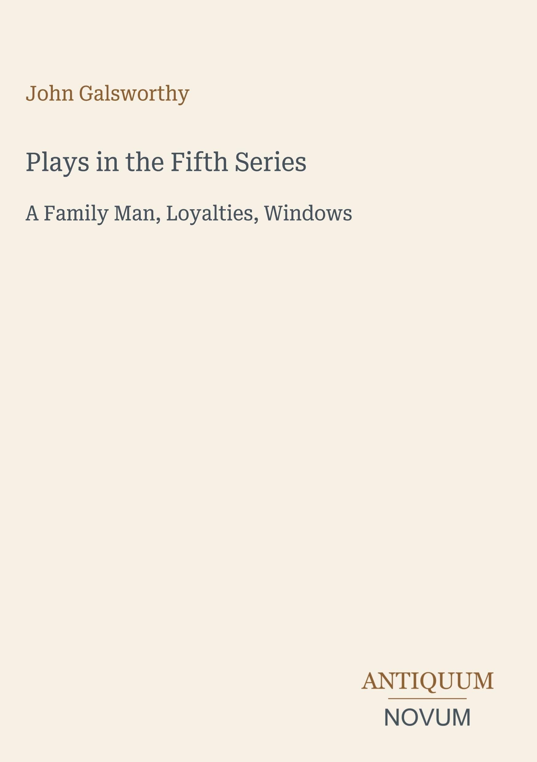 Plays in the Fifth Series