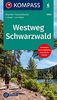 Westweg Schwarzwald: Wander-Tourenkarte. GPS-genau. 1:50000 (KOMPASS-Wander-Tourenkarten, Band 2505)