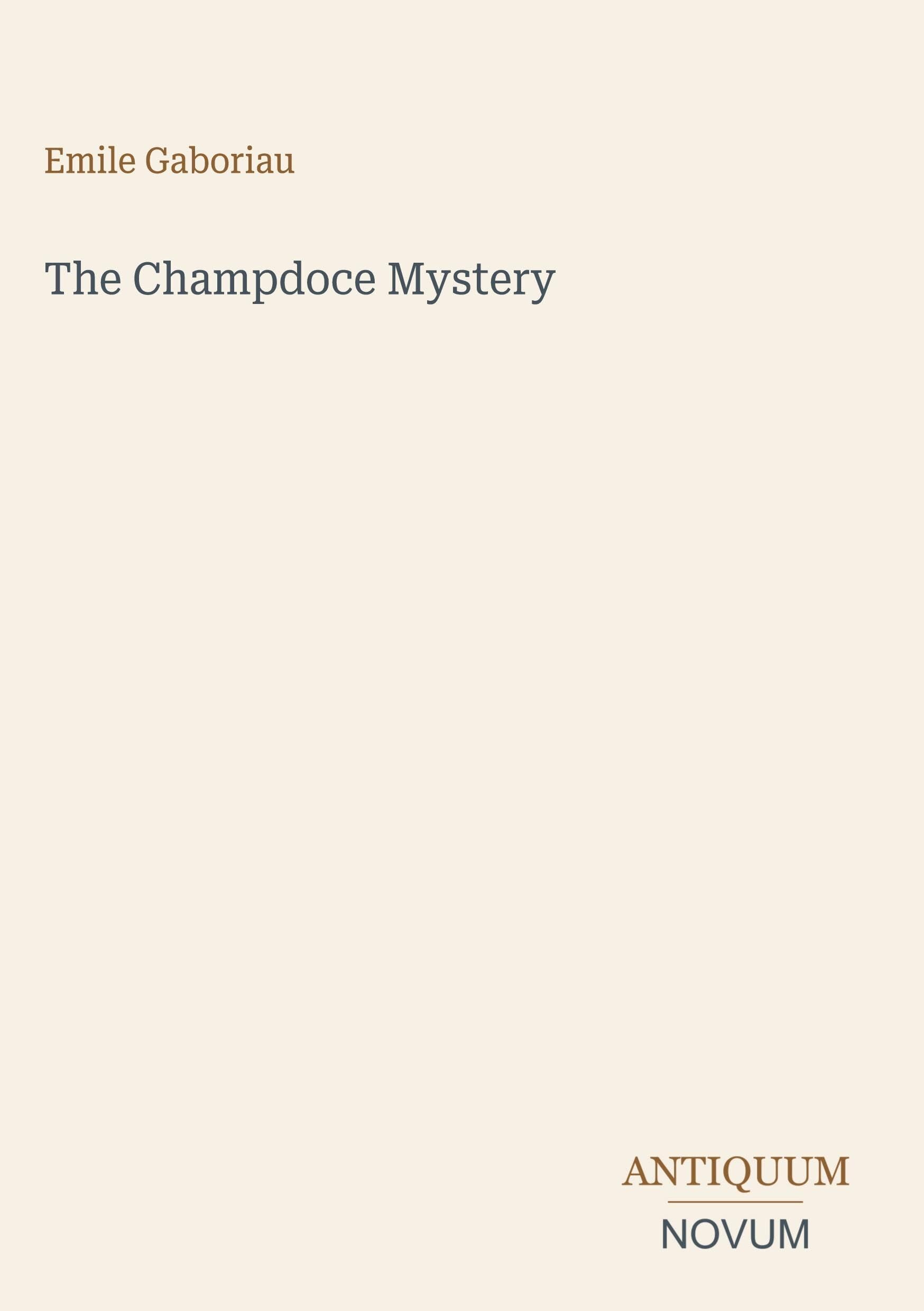 The Champdoce Mystery