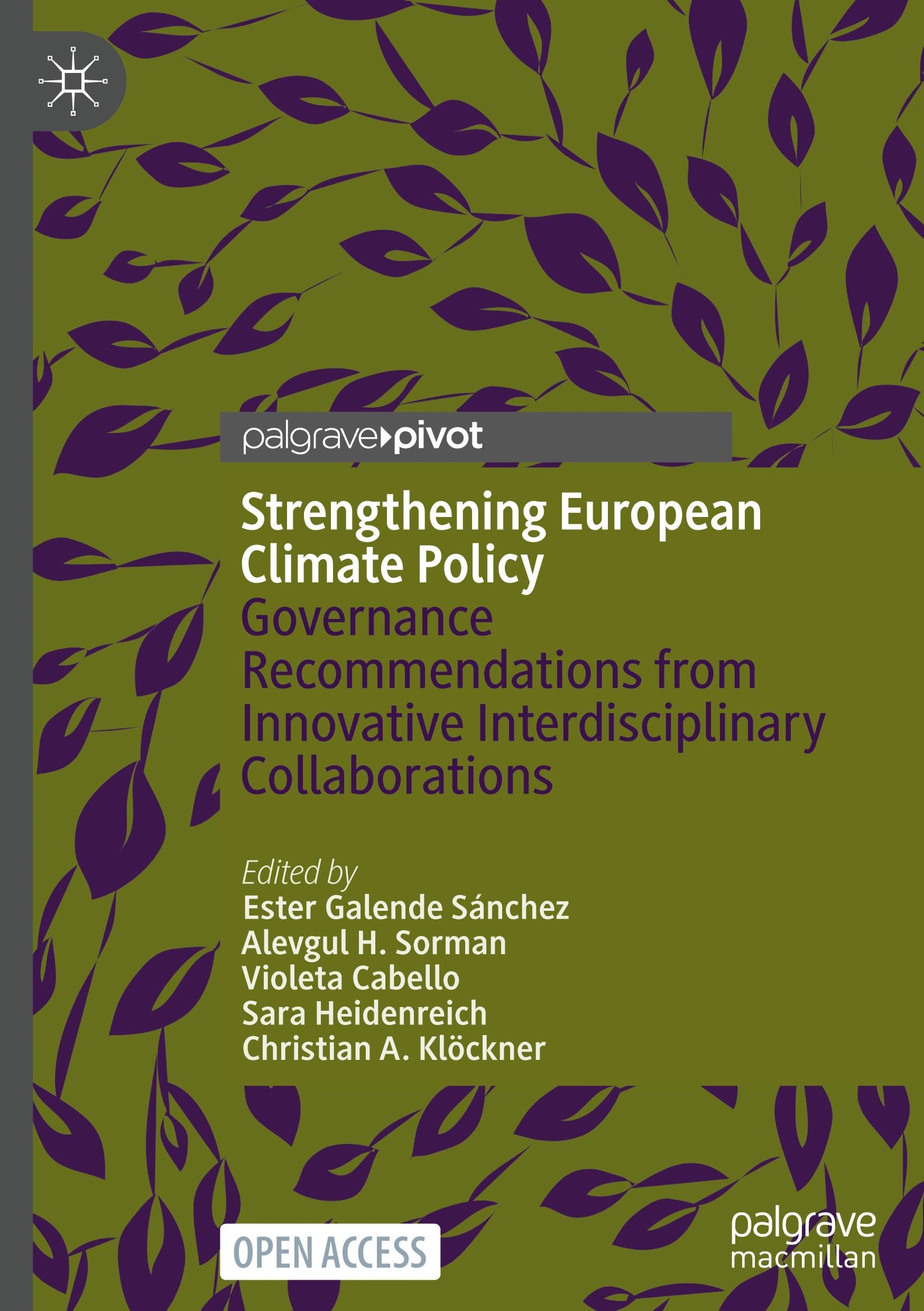 Strengthening European Climate Policy: Governance Recommendations from Innovative Interdisciplinary Collaborations