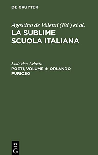 La sublime scuola italiana, Poeti, Volume 4: Orlando furioso