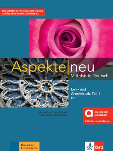 Aspekte neu B2 - Hybride Ausgabe allango. Lehr- und Arbeitsbuch mit Audio-CD, Teil 1 inklusive Lizenzschlüssel allango (24 Monate)