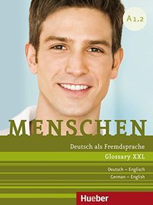 Menschen A1/2: Deutsch als Fremdsprache / Glossary XXL Deutsch-Englisch - German-English