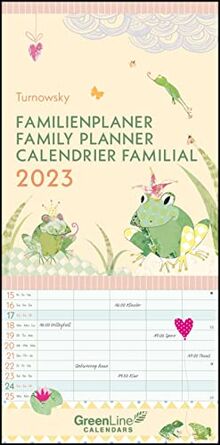 GreenLine Turnowsky 2023 Familienplaner -Wandkalender - Familien-Kalender - 22x45 von GreenLine | Buch | Zustand sehr gut