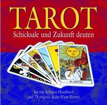 Tarot (Buch + 78 Rider-Waite-Karten): Set mit farbigem Handbuch und 78 Original Rider-Waite-Karten von Julia Corte | Buch | Zustand gut