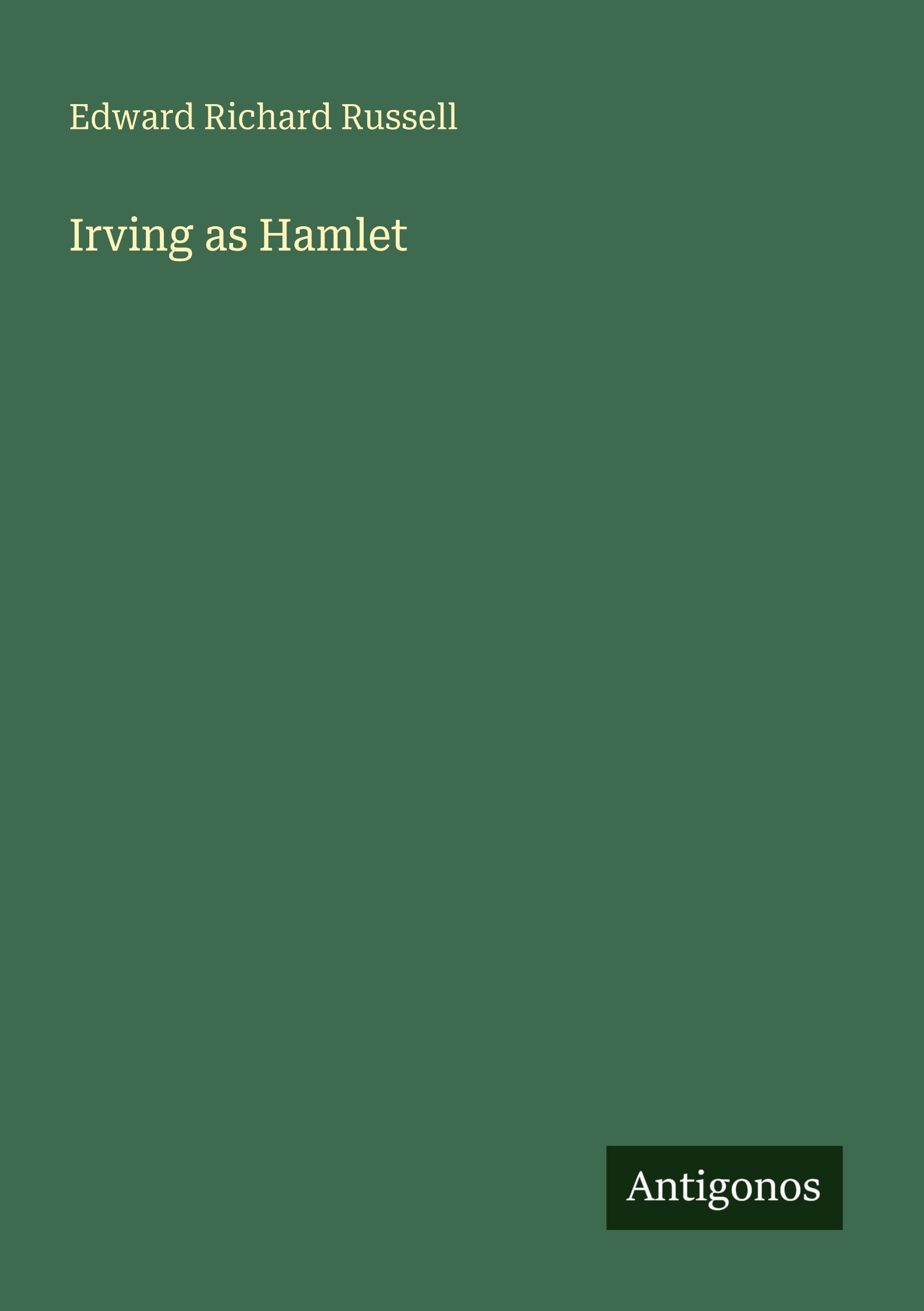 Irving as Hamlet