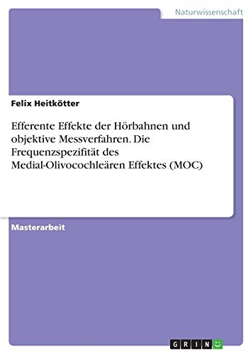 Efferente Effekte der Hörbahnen und objektive Messverfahren. Die Frequenzspezifität des Medial-Olivocochleären Effektes (MOC)