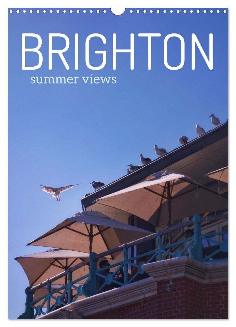 Brighton Summer Views (Wall Calendar 2026 DIN A3 portrait), CALVENDO 12 Month Wall Calendar: The South coast city beneath summer sunlight and blue skies