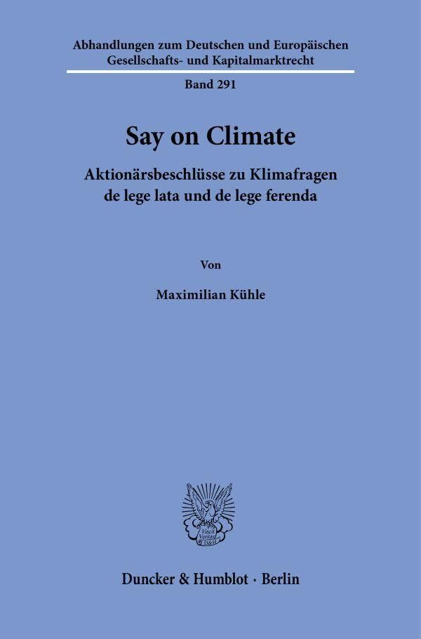 Say on Climate