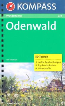 Odenwald. Wanderführer: 50 Touren mit Höhenprofilen