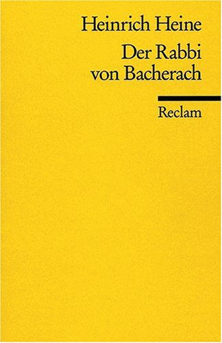 Heine Heinrich Rabbi von Bacherach