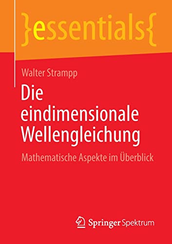 Die eindimensionale Wellengleichung: Mathematische Aspekte im Überblick (essentials)