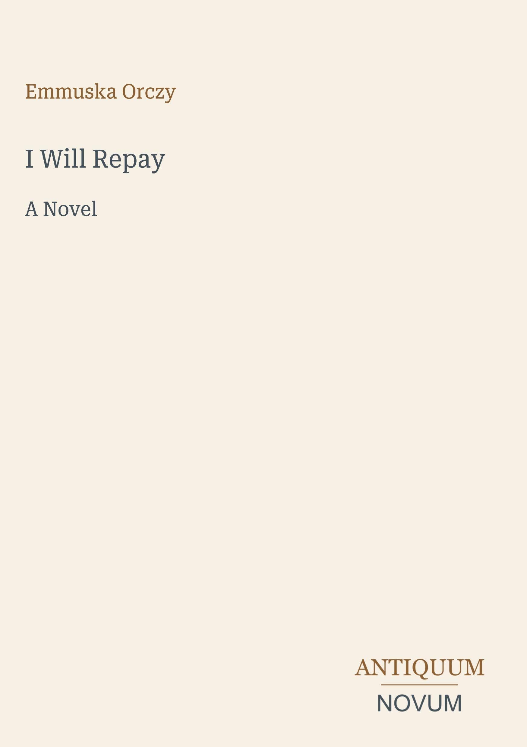 I Will Repay