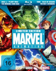 Marvel Animation (Hulk vs.Thor & Wolverine, The Invincible Iron Man, The Next Avengers, Planet Hulk & Thor - Tales of Asgard) [Blu-ray] [Limited Collector's Edition] [Limited Edition]