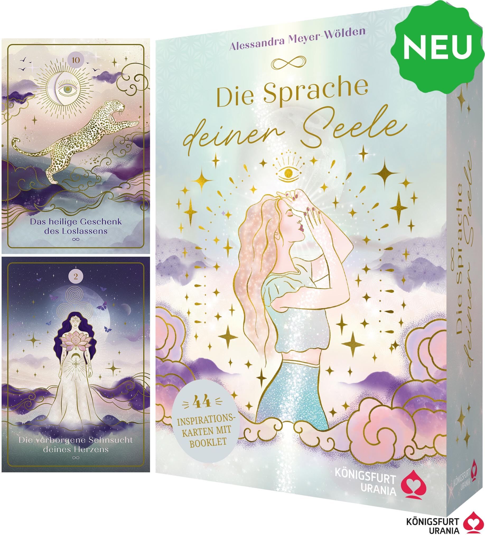 Meyer-Wölden, Alessandra: Die Sprache deiner Seele - 44 Inspirationskarten (Orakelkarten)