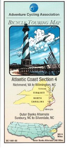 Atlantic Coast Bicycle Route #4: Richmond, Virgina - Wilmington, North Carolina (383 Miles)