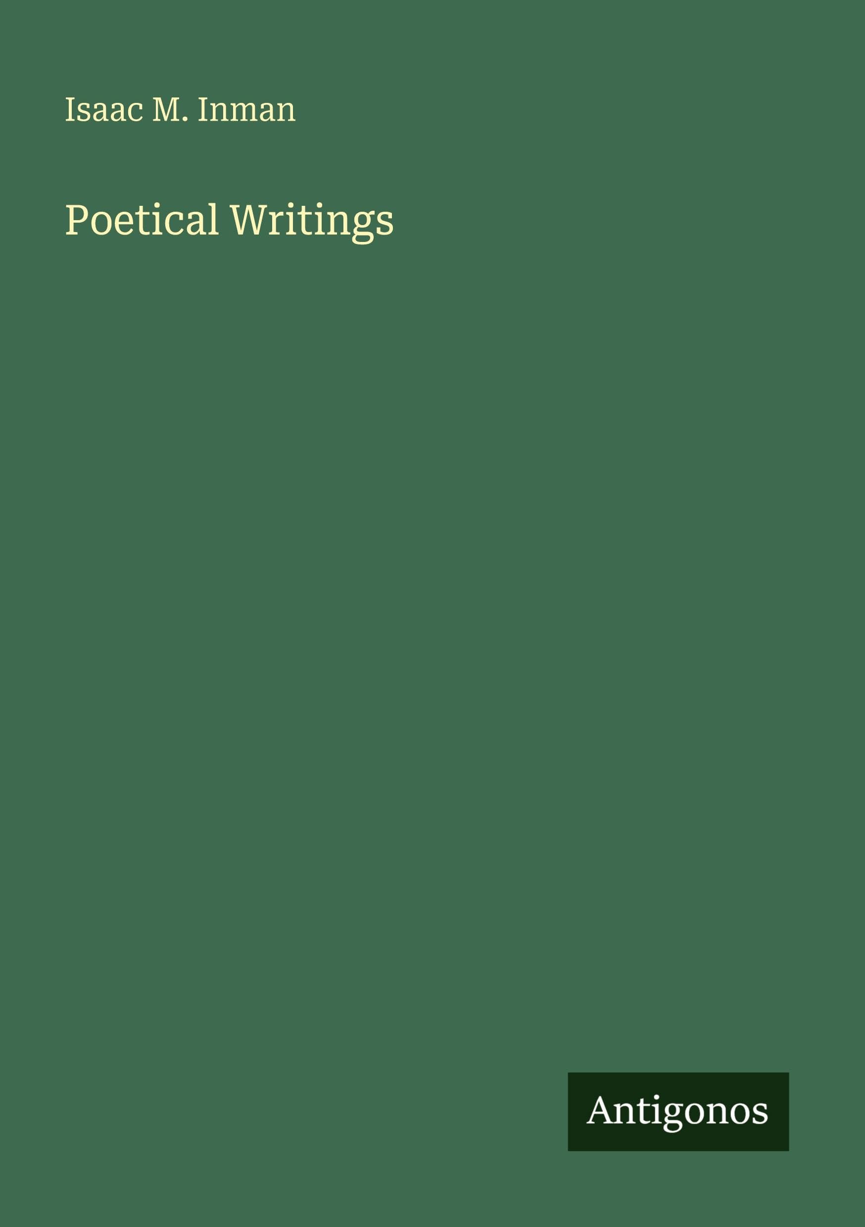 Poetical Writings