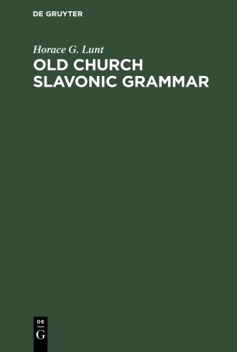 Old Church Slavonic Grammar