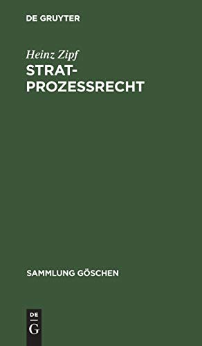 Stratprozeßrecht (Sammlung Göschen, 5014, Band 5014)