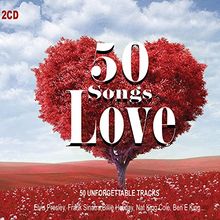2CD 50 Songs Love, Romantic Music, Musica D'Amore, Elvis presley, Billie Holiday, Tommy Dorsey, Juliette Greco, Love Music