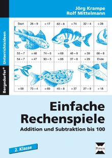 Einfache Rechenspiele: Addition und Subtraktion bis 100 (2. Klasse)