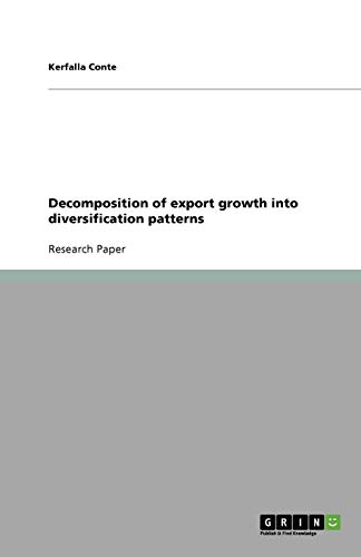 Decomposition of export growth into diversification patterns