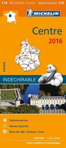 CENTRE 17518 CARTE MICHELIN KAART 2016