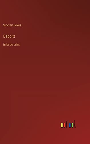 Babbitt: in large print