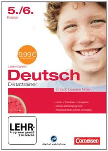 Lernvitamin - Deutsch Diktattrainer 5./6. Klasse - Einfach bessere Noten